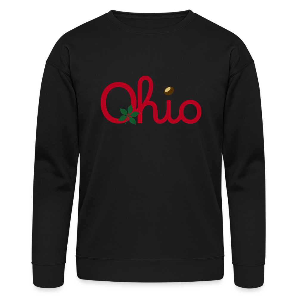 Ohio Script Bella + Canvas Unisex Sweatshirt - black