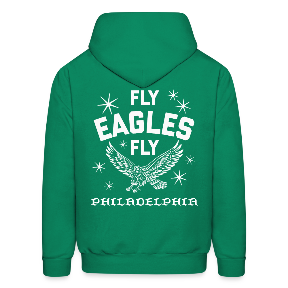 Fly Eagles Fly Men's Hoodie - kelly green