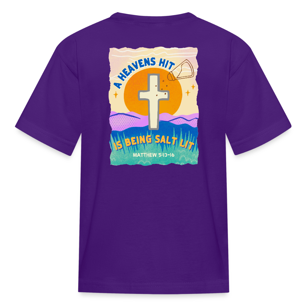 SALT LIT Kids' T-Shirt - purple