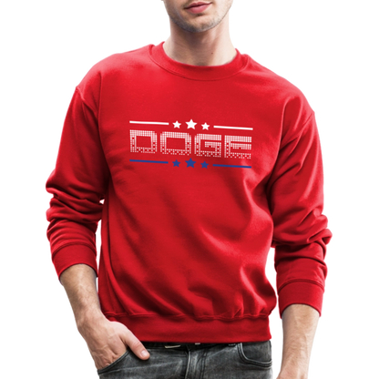 DOGE Stars Crewneck Sweatshirt - red