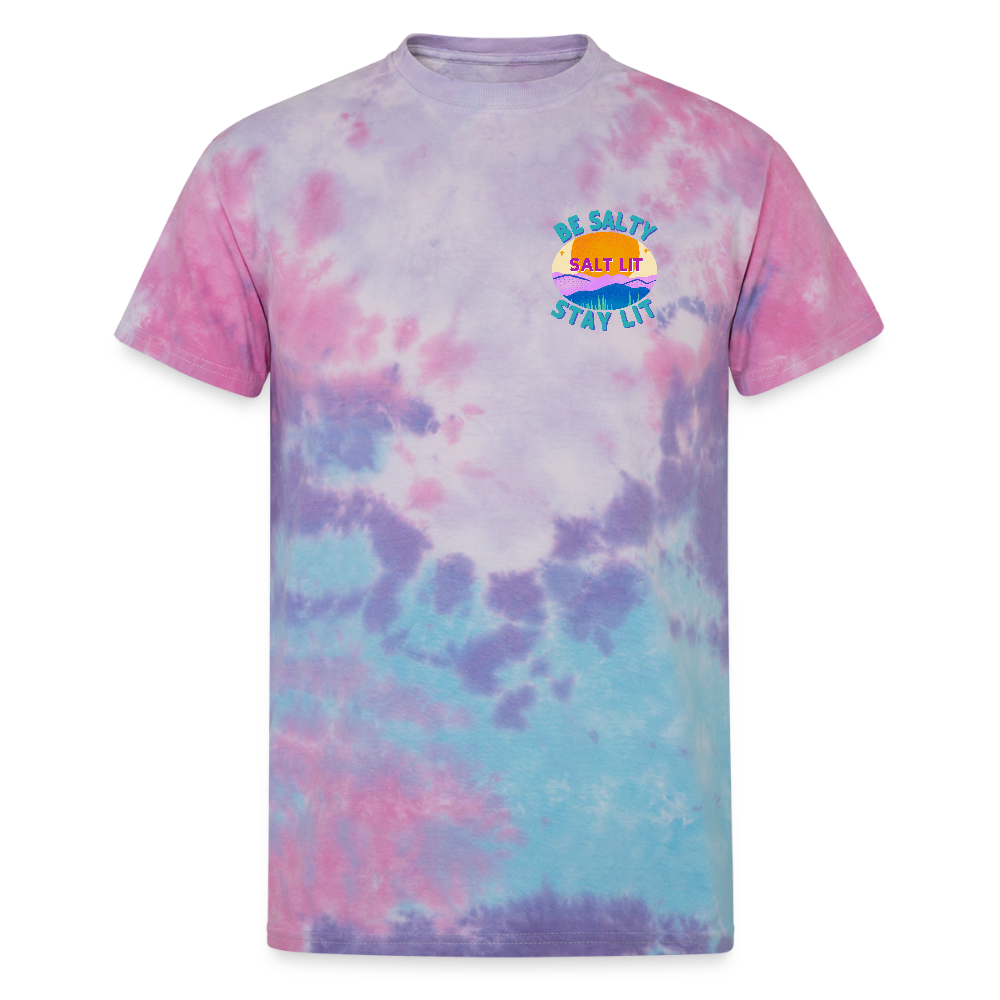 Salt Lit Unisex Tie Dye T-Shirt - cotton candy