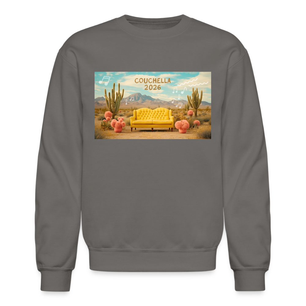Couchella 2026 Crewneck Sweatshirt - asphalt gray