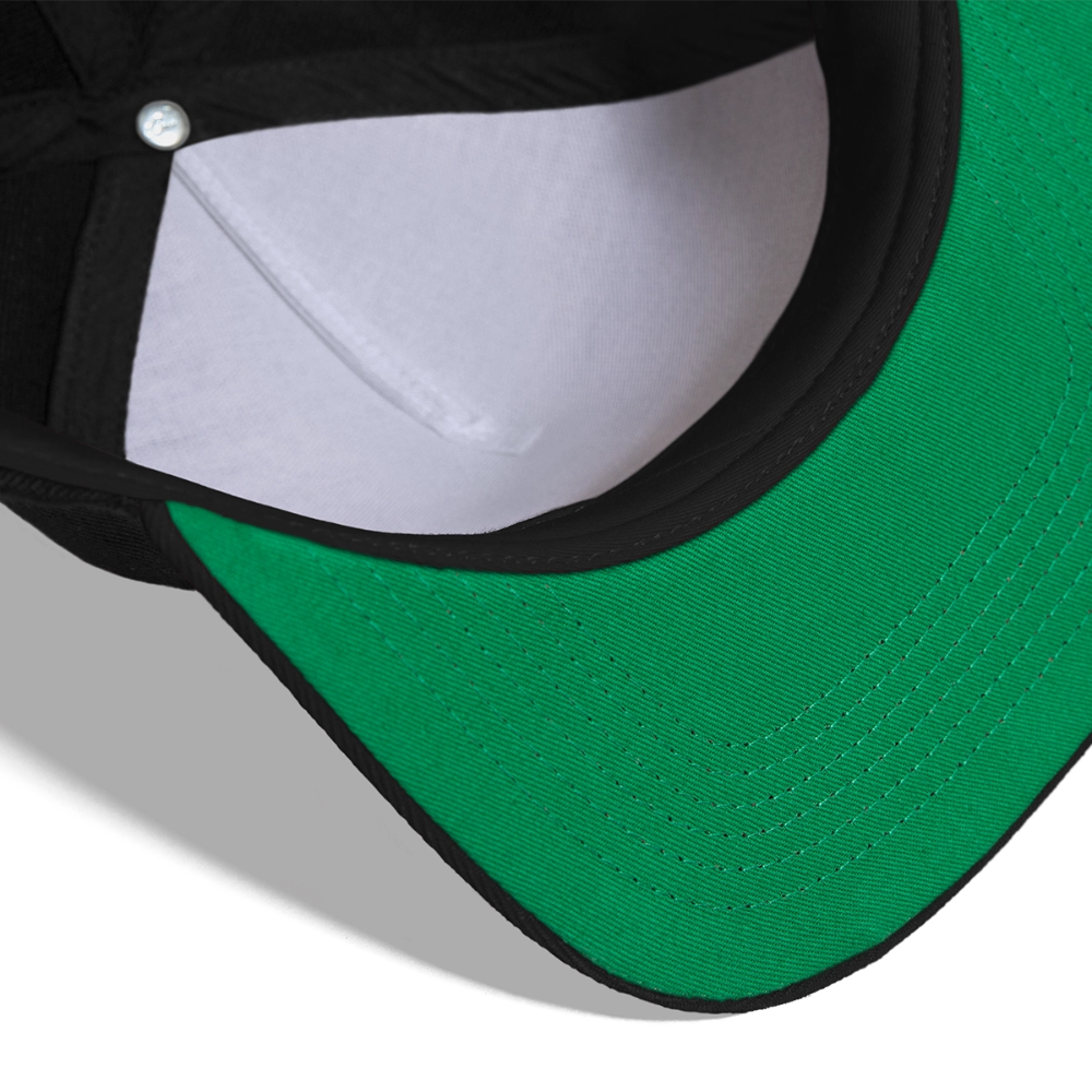 Bruh. Snapback Baseball Cap - black