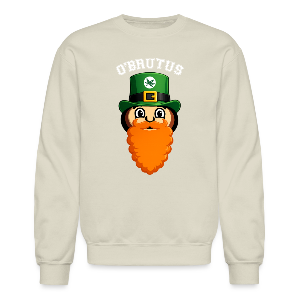 O'Brutus St. Patrick's Day Crewneck Sweatshirt - Sand