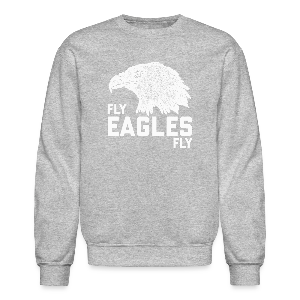 Fly Eagles Fly Crewneck Sweatshirt - heather gray