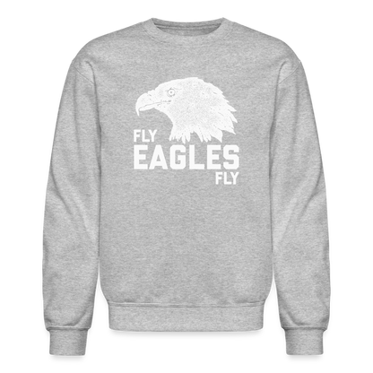 Fly Eagles Fly Crewneck Sweatshirt - heather gray