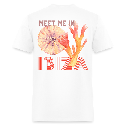 Meet Me in Ibiza Unisex Classic T-Shirt - white