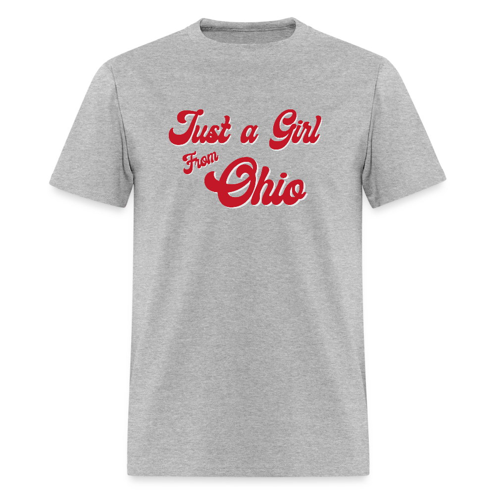 Just A Girl from Ohio Men's T-Shirt | GILDAN 5000 - heather gray