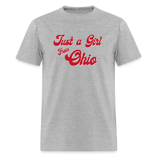Just A Girl from Ohio Men's T-Shirt | GILDAN 5000 - heather gray