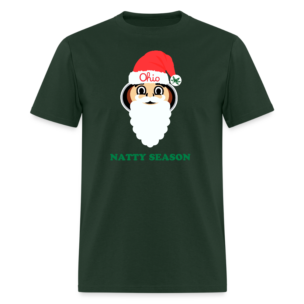 Ohio Santa Natty Season Unisex T-Shirt - forest green