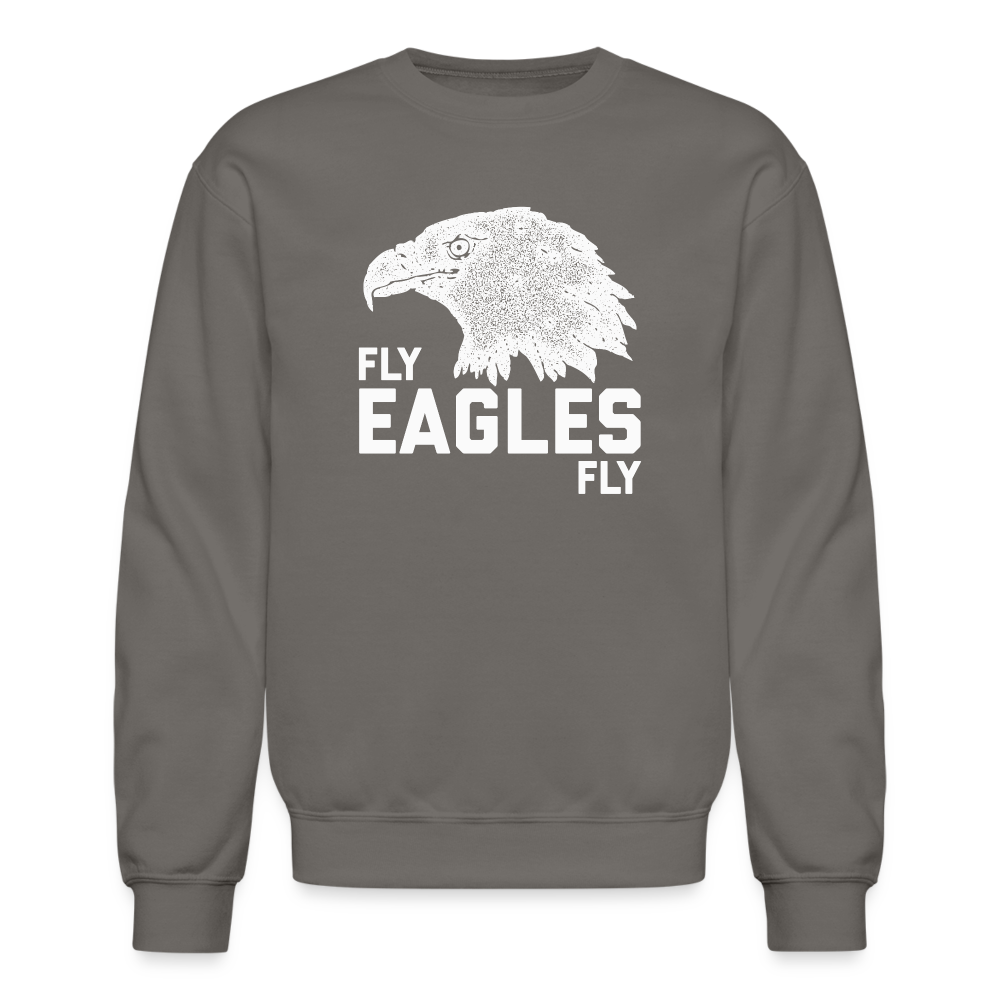 Fly Eagles Fly Crewneck Sweatshirt - asphalt gray