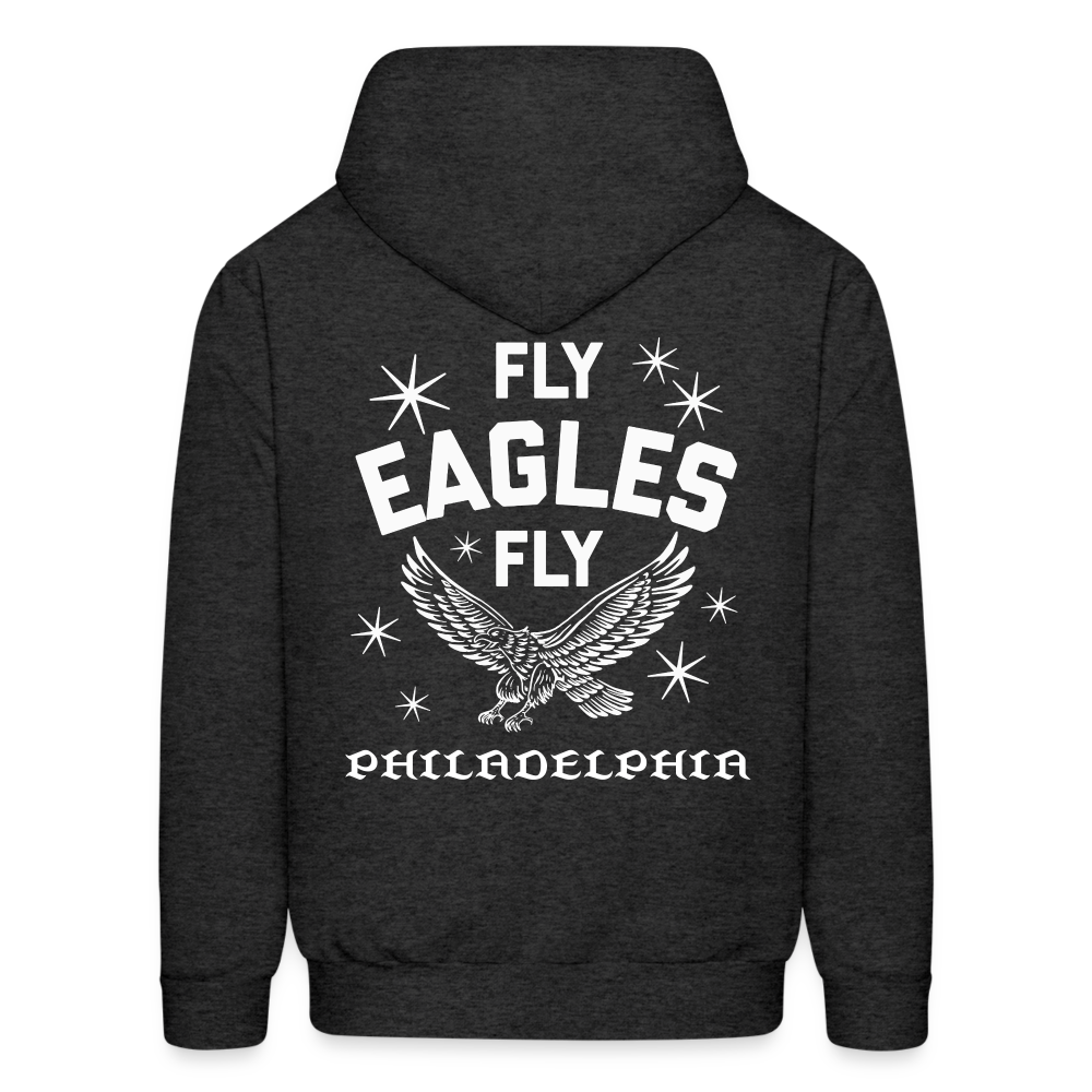 Fly Eagles Fly Men's Hoodie - charcoal grey