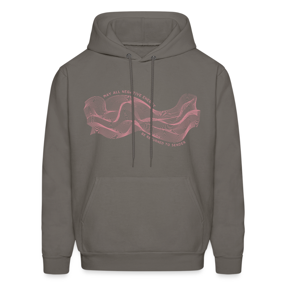 May All Negative Energy Be Returned to Sender Men's Hoodie - asphalt gray