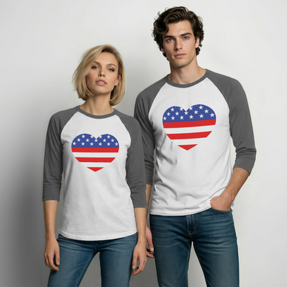 Baseball T-Shirt - white/charcoal