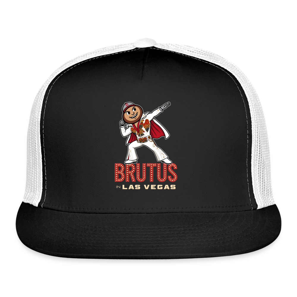 Brutus in Las Vegas Trucker Hat - black/white