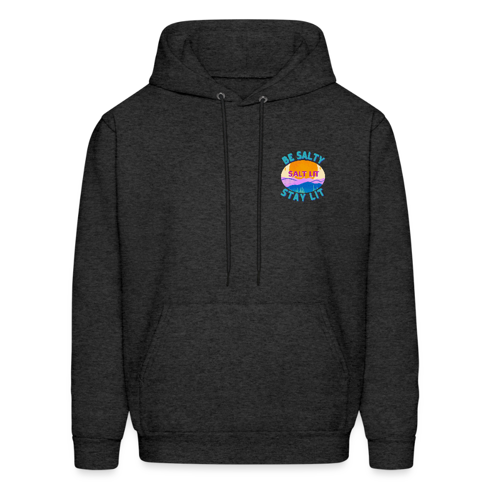 SALTLIT Men's Hoodie - charcoal grey