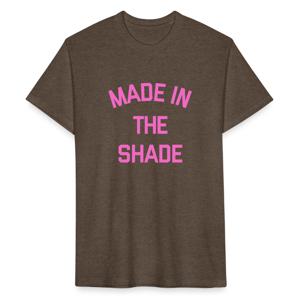 Made in the Shade Fitted Cotton/Poly T-Shirt - heather espresso