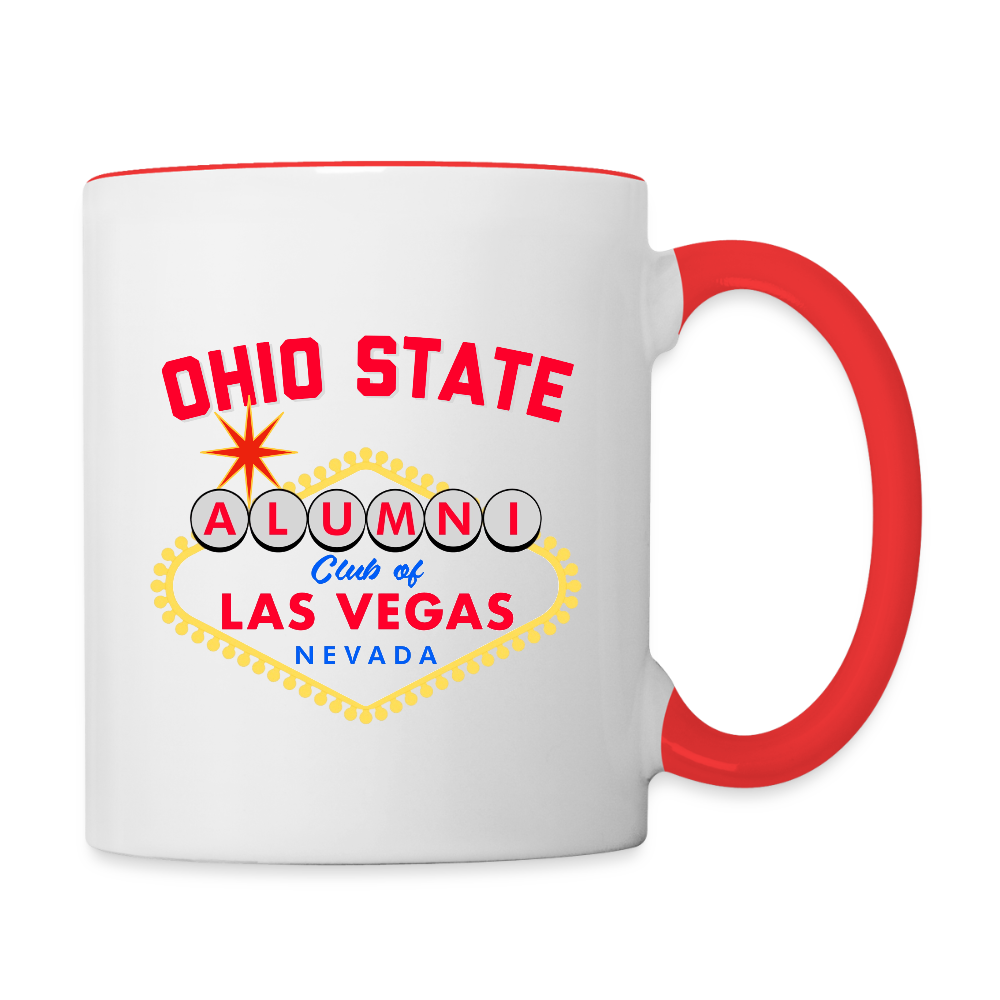 OSAC Contrast Coffee Mug - white/red