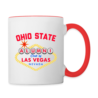 OSAC Contrast Coffee Mug - white/red