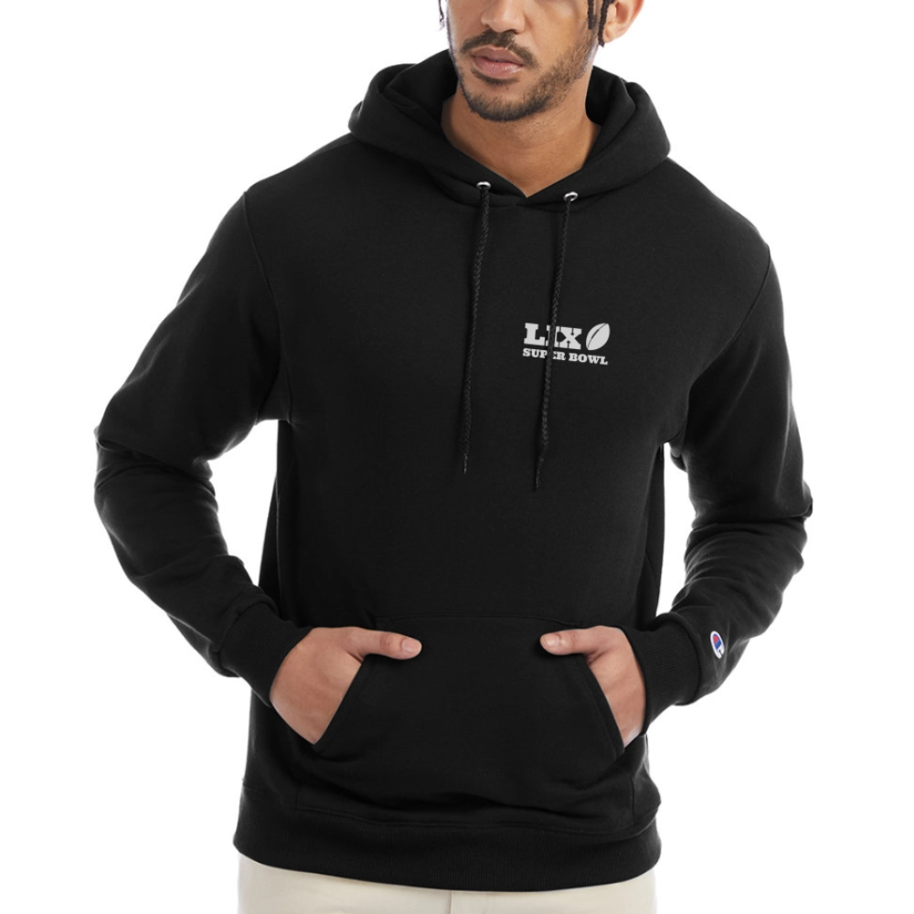 Fly Eagles Fly Champion Unisex Powerblend Hoodie - black