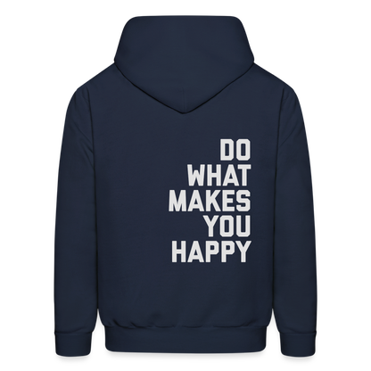 Do What Makes You Happy Men's Hoodie - navy