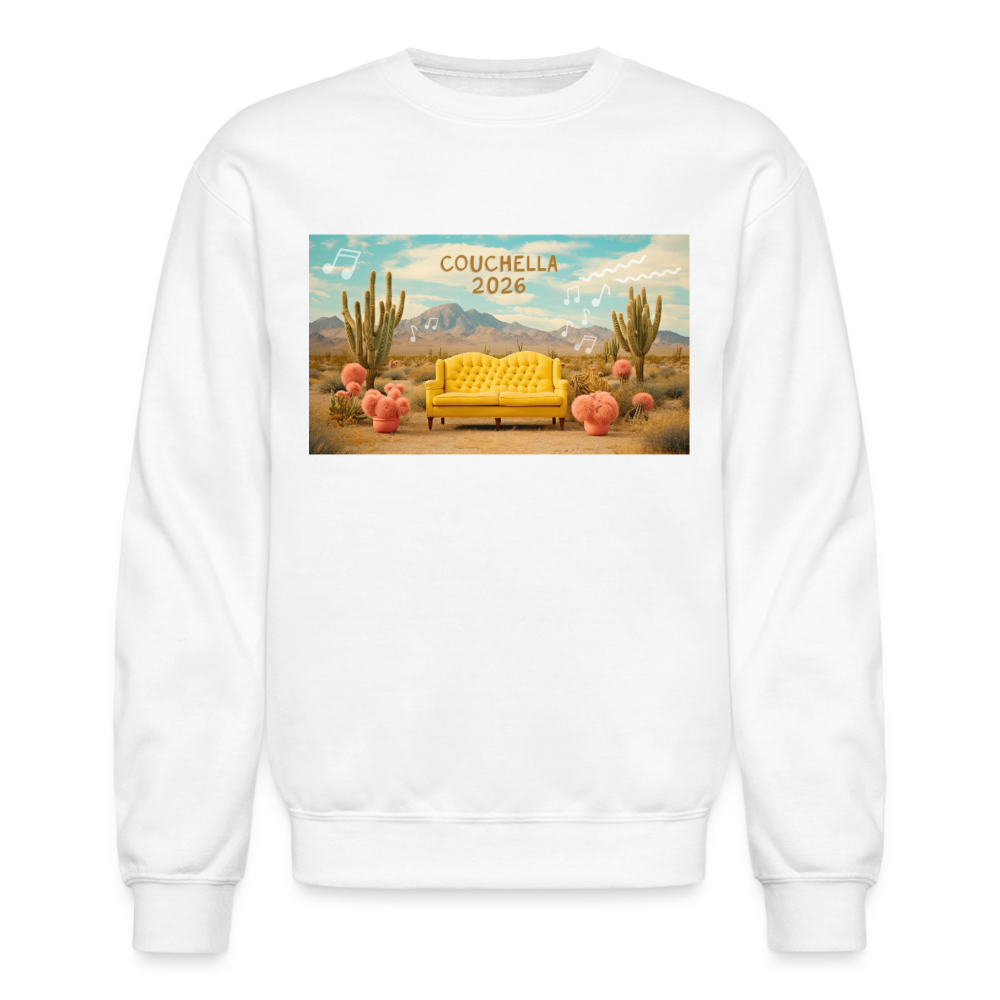 Couchella 2026 Crewneck Sweatshirt - white