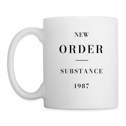 New Order Substance 1987 Coffee/Tea Mug - white