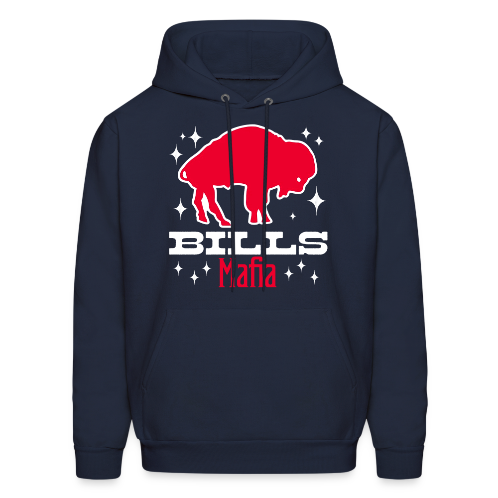 Buffalo Bills Mafia Red Vintage Men's Hoodie - navy