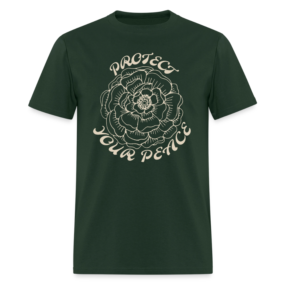 Protect Your Peace Unisex T-Shirt - forest green