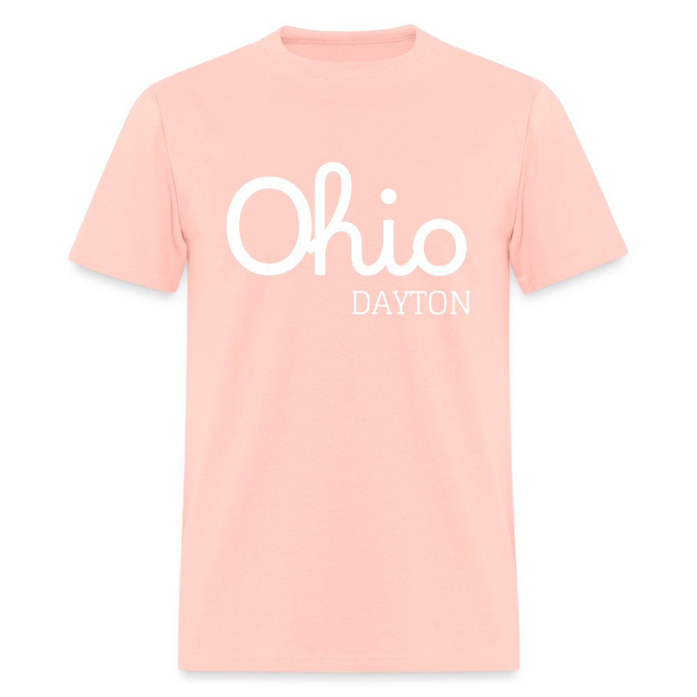 Dayton Script Ohio Unisex Classic T-Shirt - blush pink 