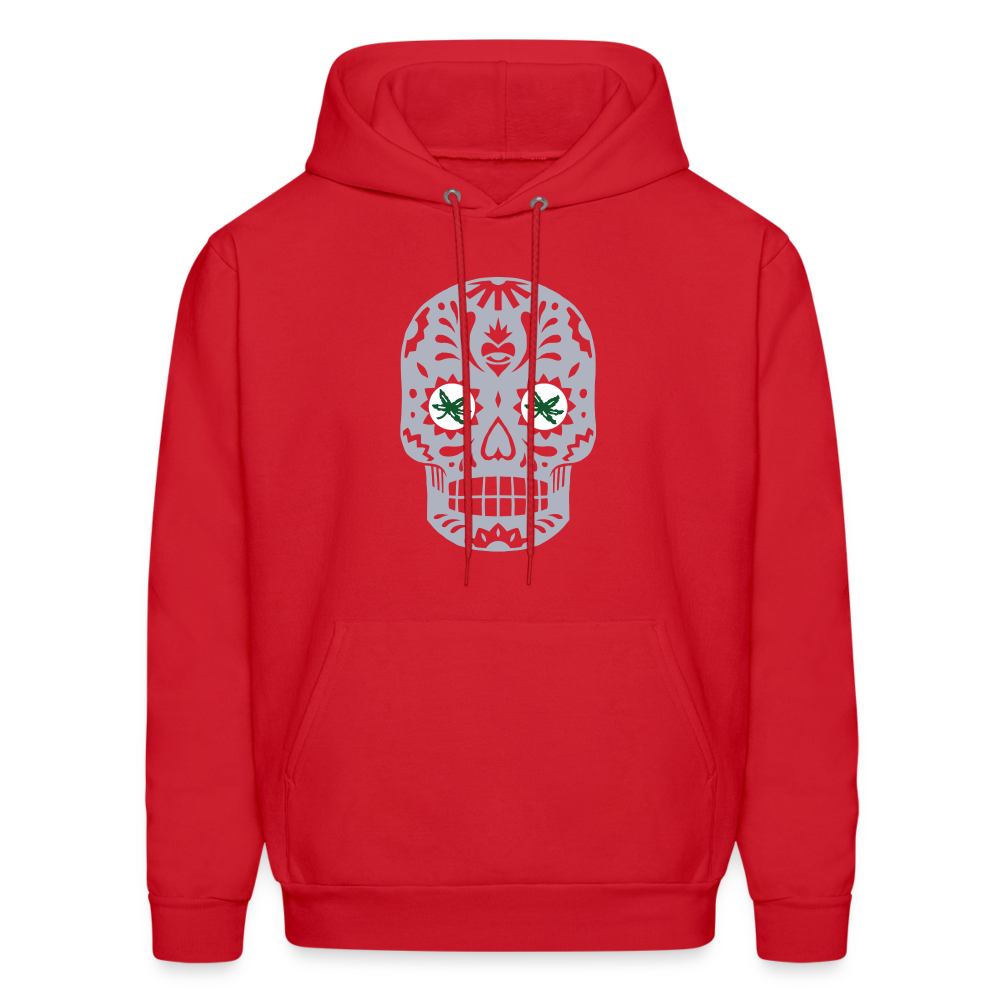 Sugar Skulls BuckEYES Men's Hoodie - red