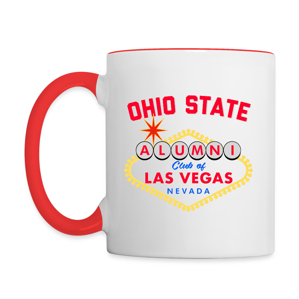 OSAC Contrast Coffee Mug - white/red