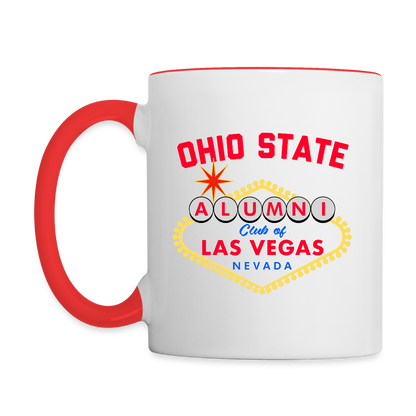 OSAC Contrast Coffee Mug - white/red