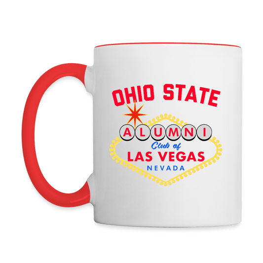 OSAC Contrast Coffee Mug - white/red
