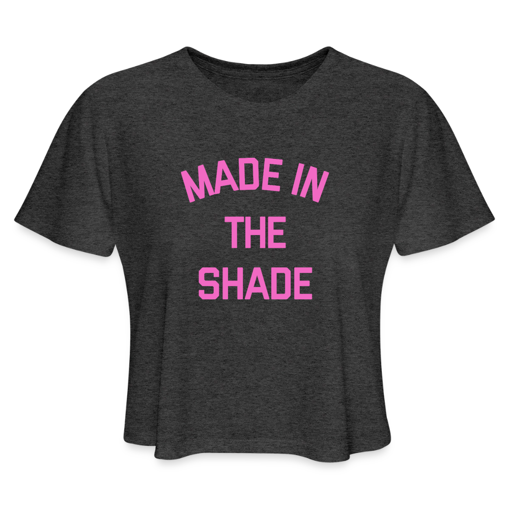 Made in the Shade Women's Cropped T-Shirt - deep heather