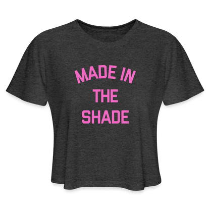 Made in the Shade Women's Cropped T-Shirt - deep heather