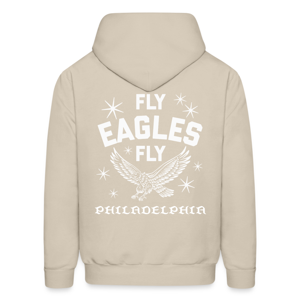 Fly Eagles Fly Men's Hoodie - Sand