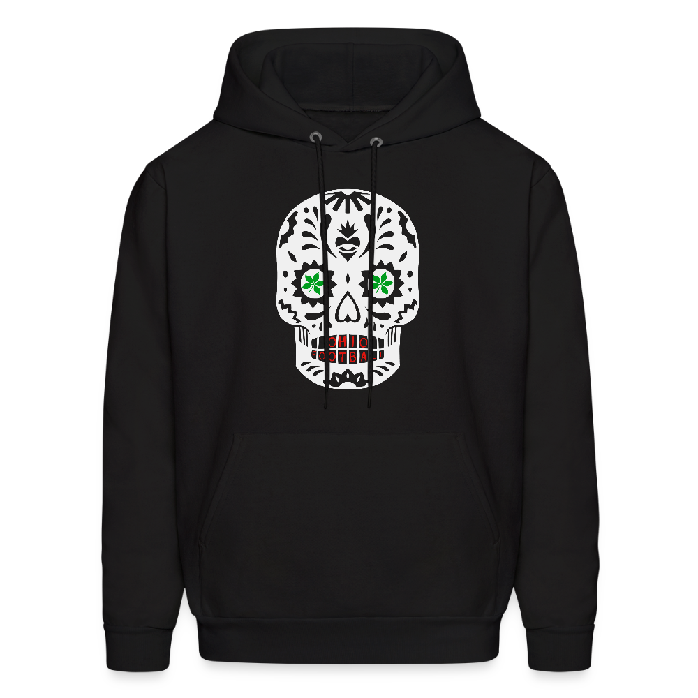 Sugar Skulls Ohio Football Men's Hoodie - black