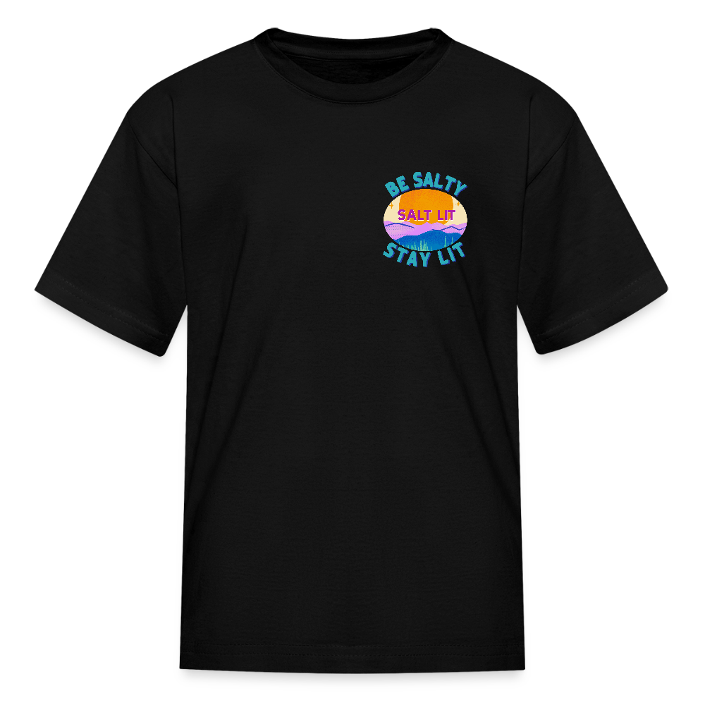 SALT LIT Kids' T-Shirt - black