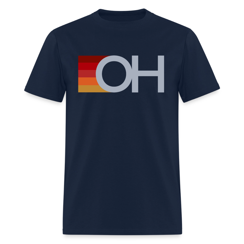 OH Stripes Men's T-Shirt - navy