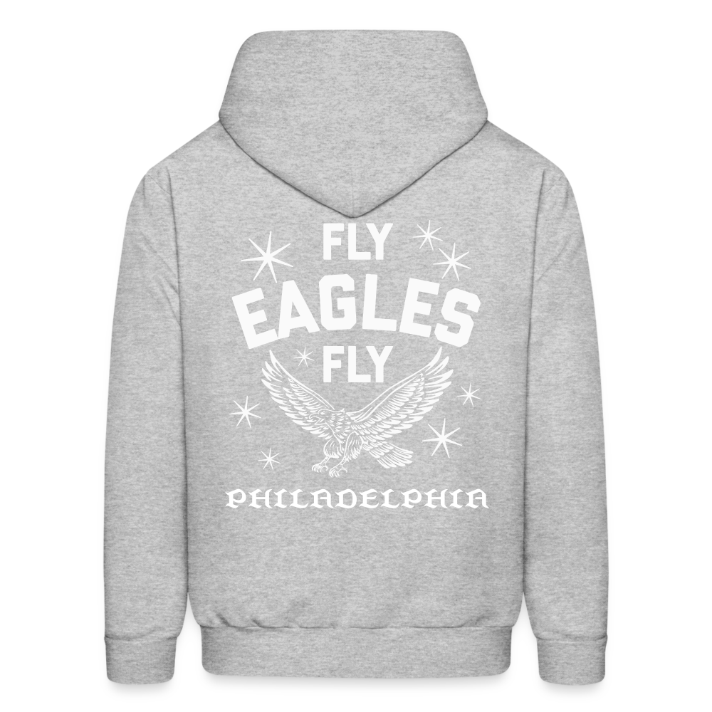 Fly Eagles Fly Men's Hoodie - heather gray