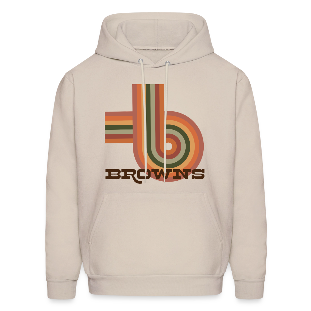 Browns Retro Men's Hoodie - Sand
