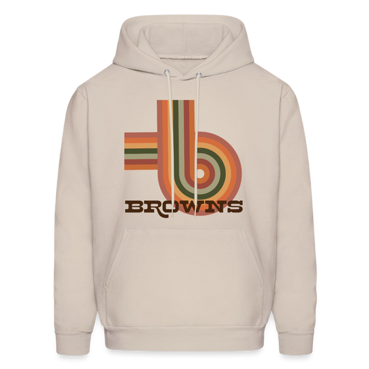 Browns Retro Men's Hoodie - Sand