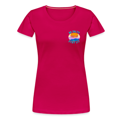 SALTLIT Scoop Neck - dark pink