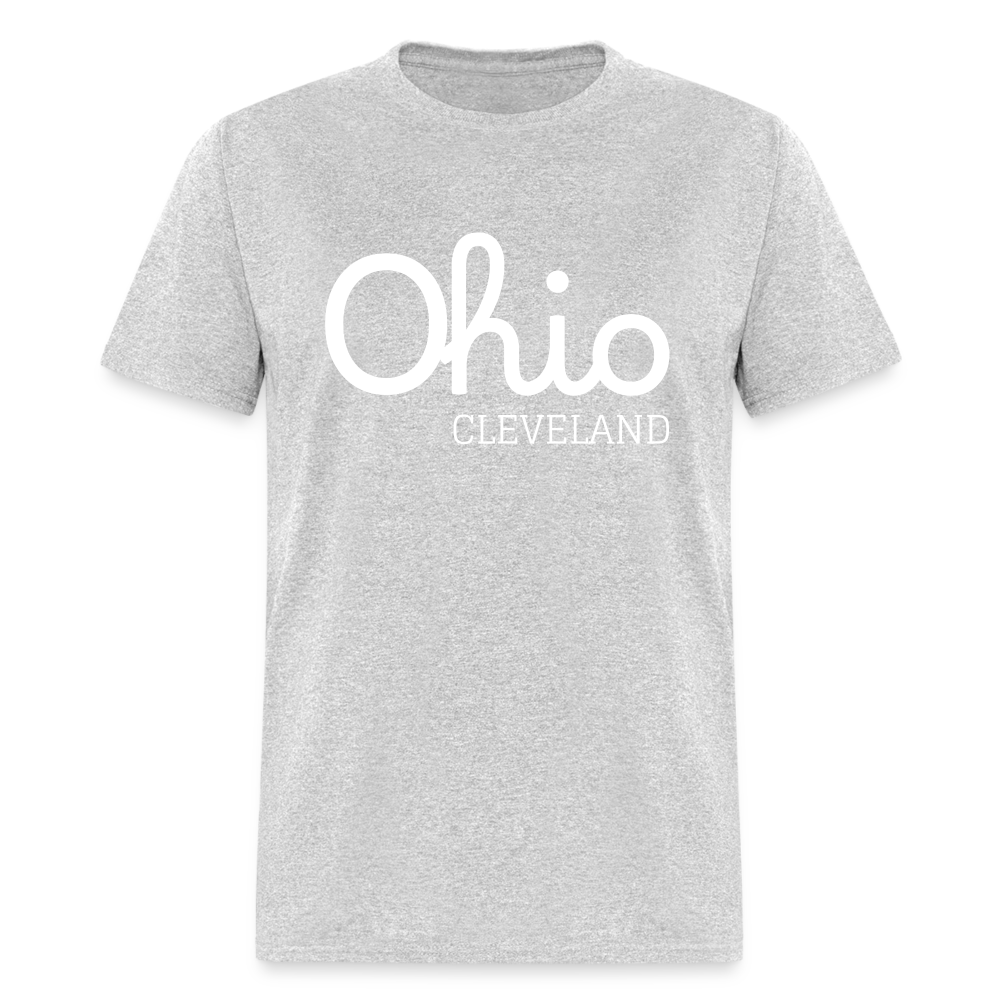 Cleveland (your hometown) Script Ohio Unisex Classic T-Shirt - heather gray