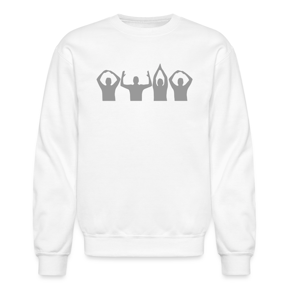 O-H-I-O Silhouette Crewneck Sweatshirt - white