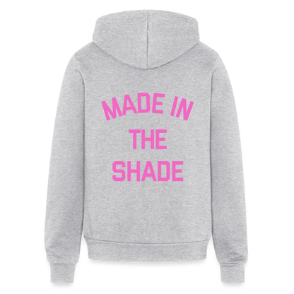 Made in the Shade Unisex Full Zip Hoodie - heather gray