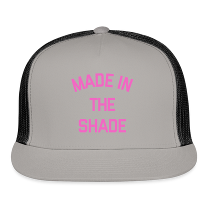 Made in the Shade Trucker Hat - gray/black