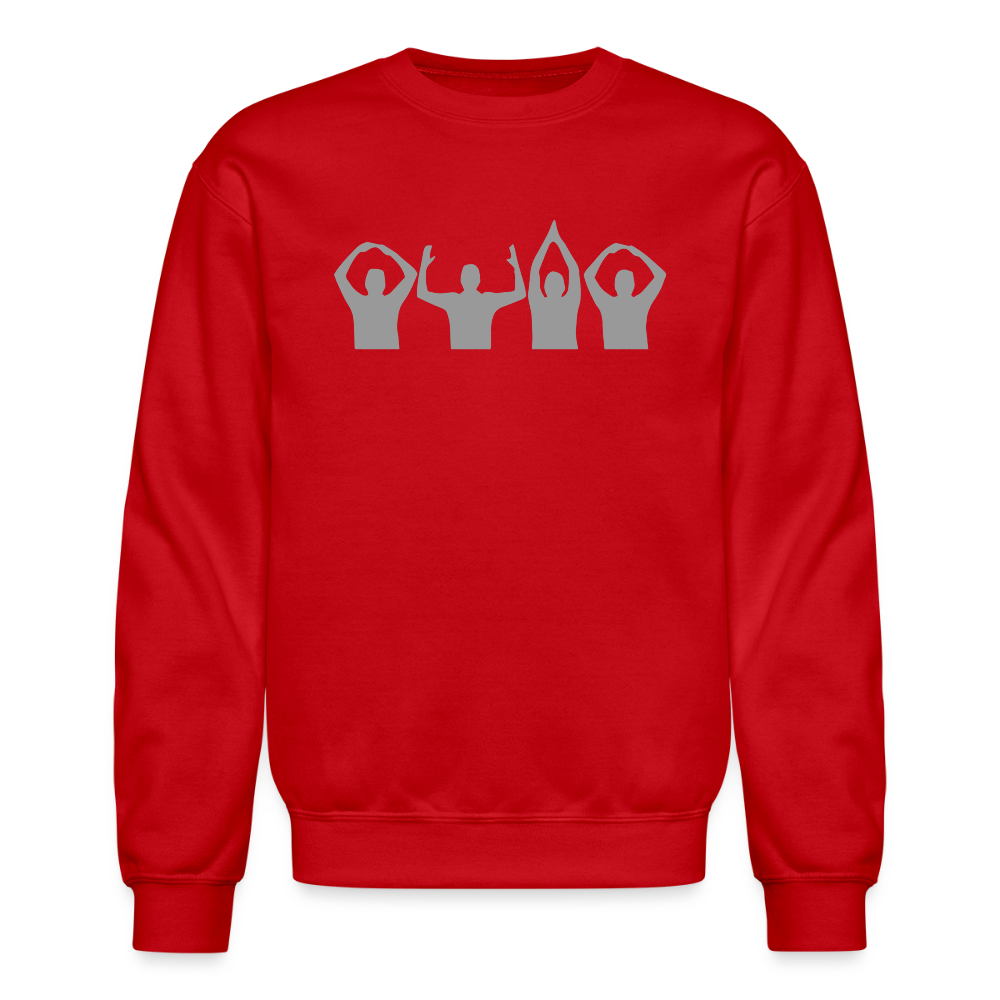 O-H-I-O Silhouette Crewneck Sweatshirt - red