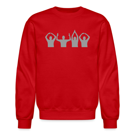 O-H-I-O Silhouette Crewneck Sweatshirt - red